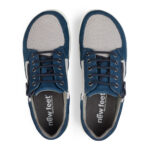 New Feet Damesko med snøre og lynlås, Mesh, Blå - Billede 3