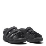 New Feet Sandal Sort Nubuck Læder