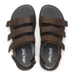 New Feet Sandal Brun Nubuck Læder - Billede 3