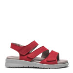 New Feet Rød Sandal Nubuck - Billede 2