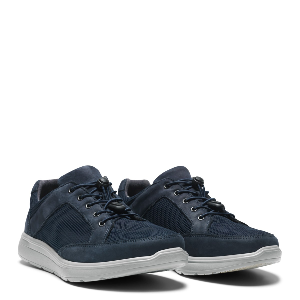 221-19-840-b New Feet Sko Mesh Blå Nubuck - Billede 1