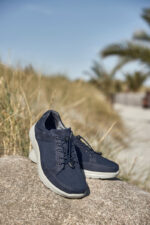 New Feet Sko Mesh Blå Nubuck - Billede 4