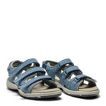 New Feet Blå Sandal 3 Velcroremme