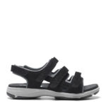 New Feet Sandal Sort Ruskind - Billede 2