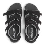 New Feet Sandal Sort Ruskind - Billede 3