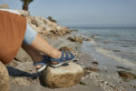 New Feet Sandal Blå Ruskind - Billede 4