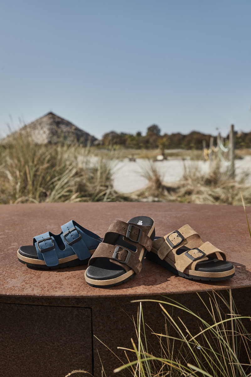 221-33-1735-f_1 New Feet Cognac Slipper Ruskind - Billede 1