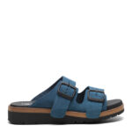 New Feet Slipper Jeansblå Ruskind - Billede 2