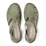 New Feet Grøn Sko Nubuck - Billede 3