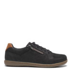 New Feet Sko Nubuck Sort Med Lynlås - Billede 2