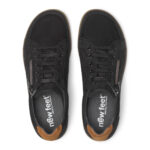 New Feet Sko Nubuck Sort Med Lynlås - Billede 3