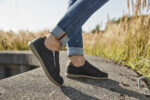 New Feet Sko Nubuck Sort Med Lynlås - Billede 4