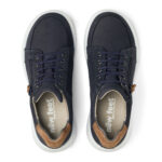 New Feet Mørkeblå Sko I Nubuck Læder - Billede 3