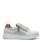 New Feet Sko Nubuck Hvid Med Lynlås - Billede 2