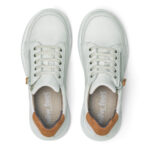 New Feet Sko Nubuck Hvid Med Lynlås - Billede 3