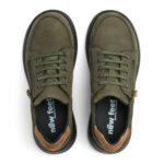 New Feet Grøn Sko Nubuck Læder - Billede 3