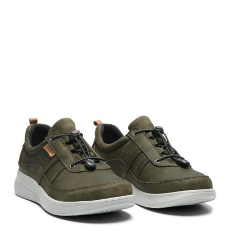 New Feet Sko Nubuck Oliven