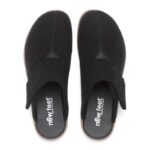 New Feet Sort Uld Filt Hjemmesko - Billede 3