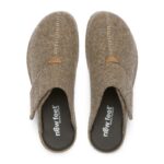 New Feet Brun Uld Filt Hjemmesko - Billede 3