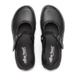 New Feet Sort Ballerina med velcro - Billede 2