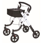 UDGÅET Indendørs rollator hvid/sort
