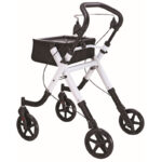 UDGÅET Indendørs rollator hvid/sort - Billede 2