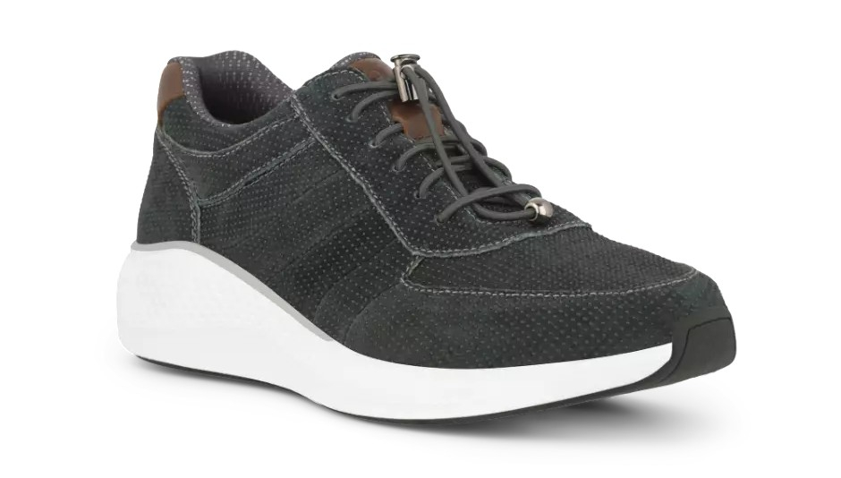 225022q15-043_3 Green Comfort Mørkegrøn Sneaker Sko - Billede 1