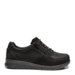 New Feet Sort Sko Med Textil Stretch - Billede 2