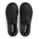 New Feet Sort Sko Med Textil Stretch - Billede 3