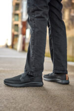 New Feet Sort Hyttesko Mesh - Billede 5