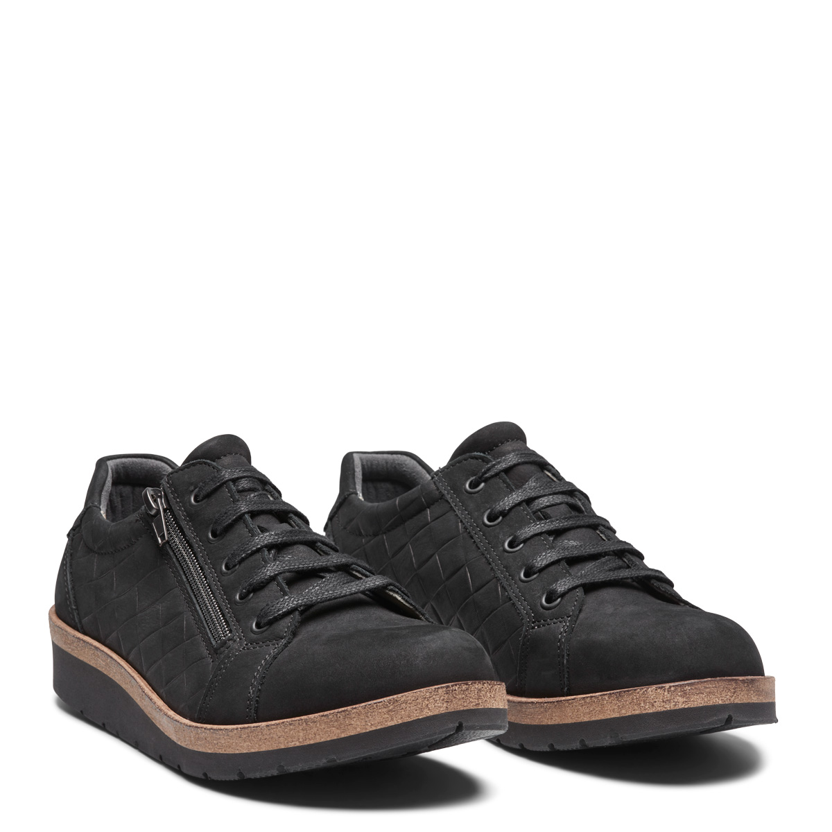 231-29-1510-b New Feet Sort Nubuck Sko - Billede 1