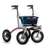 UDGÅET Walker 12er Rollator Blå/Sort/Rød