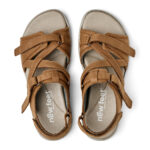 New Feet Sandal Cognac Nubuck Læder - Billede 4