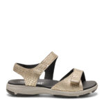 New Feet Sandal Sølv Med Struktur Print - Billede 2