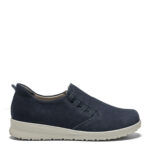 New Feet Mørkeblå Loafer Ruskind Sko - Billede 2