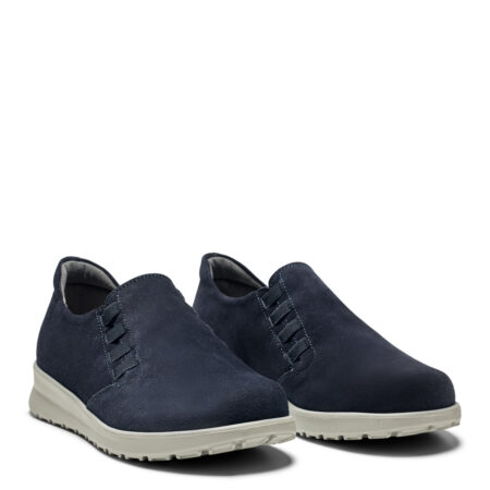 New Feet Mørkeblå Loafer Ruskind Sko