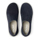 New Feet Mørkeblå Loafer Ruskind Sko - Billede 3