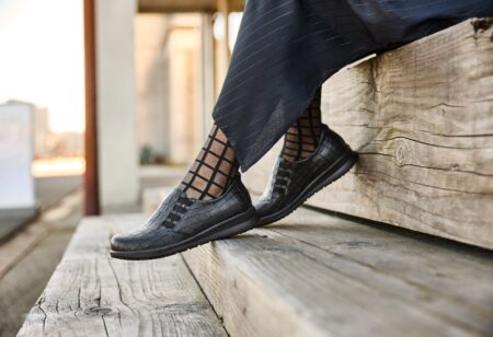 New Feet Sort Loafer Sko I Læder