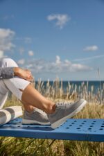 New Feet Grå Sko Med Textil Mesh - Billede 7