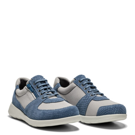 New Feet Blå Sko Mesh Stof
