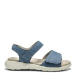New Feet Blå Sandal Nubuck Læder - Billede 2