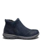 New Feet Blå Støvle Ruskind 2 Lynlåse - Billede 3