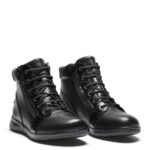 New Feet Sort Støvle Glat Læder Lynlås
