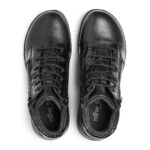 New Feet Sort Støvle Glat Læder Lynlås - Billede 3