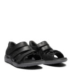 New Feet Sort Herre Sandal Med Hælkappe