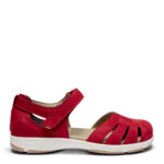 New Feet Rød Sko Med Nubuck Læder - Billede 2
