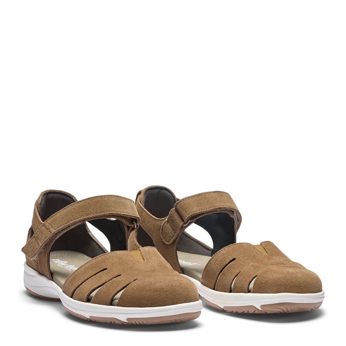 251-17-1733-b New Feet Rød Sko Med Nubuck Læder - Billede 1