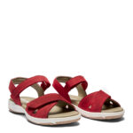 New Feet Rød Sandal Nubuck Læder - Billede 2