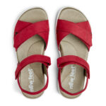 New Feet Rød Sandal Nubuck Læder - Billede 4