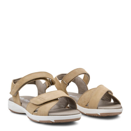 New Feet Rød Sandal Nubuck Læder
